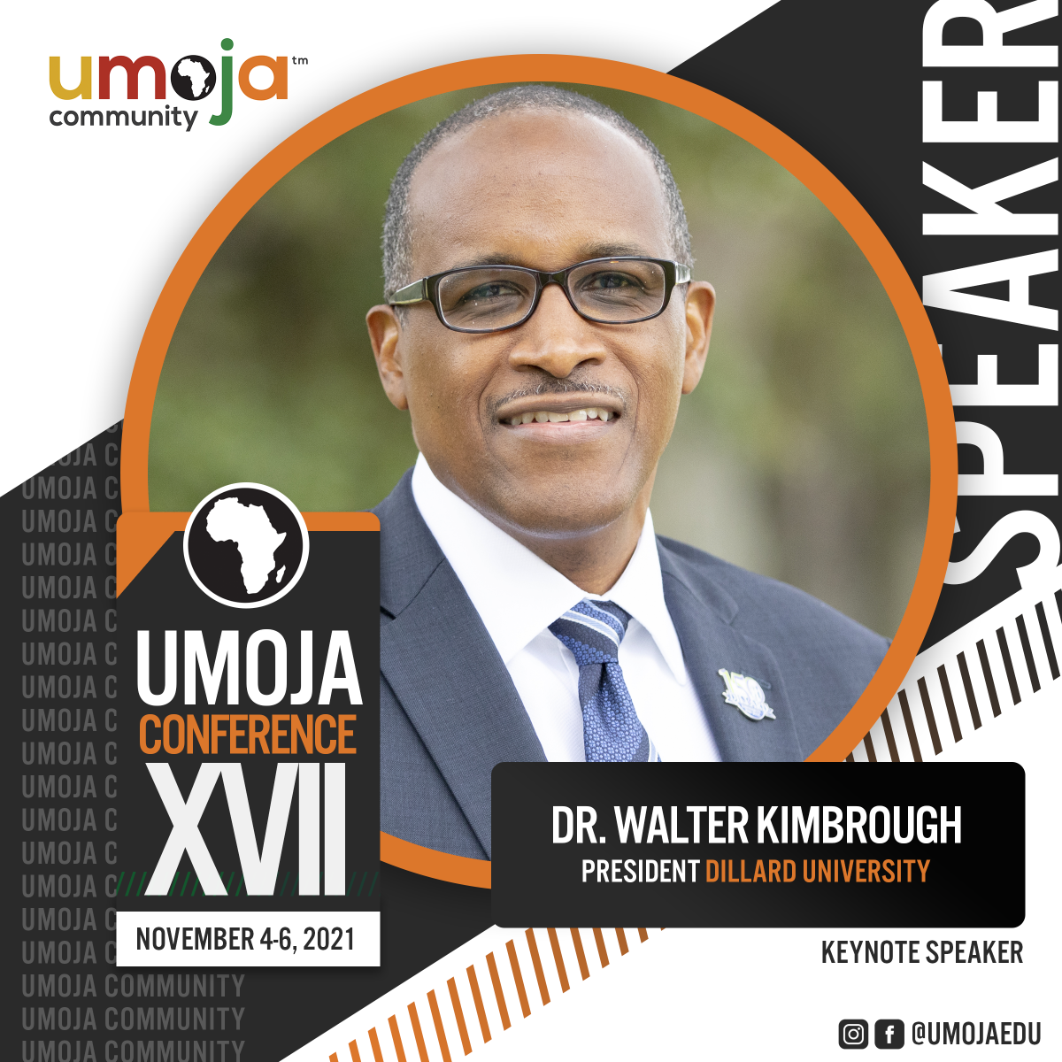 Meet our Speakers: Dr. Walter Kimbrough | Umoja Community 